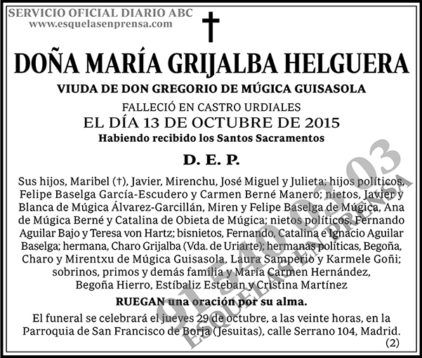 María Grijalba Helguera